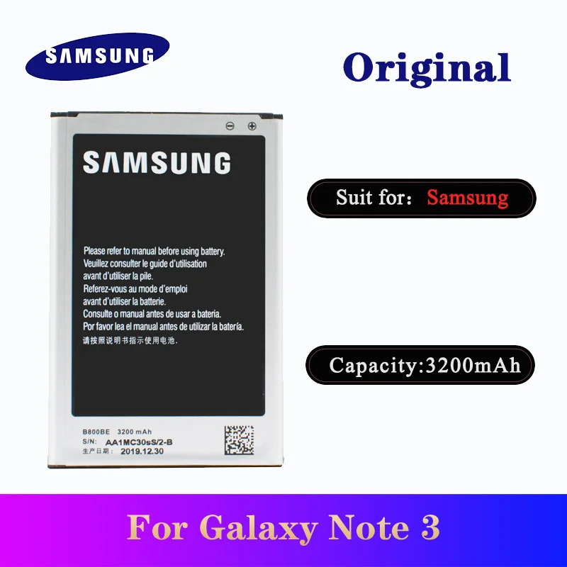 Аккумулятор для samsung galaxy Note 3 N900T N9005 N900 N9006 N9000 N900A N900P B800BE NFC 3200 мАч|Аккумуляторы