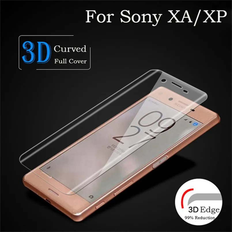 Полностью изогнутое закаленное стекло 3D для Sony Xperia X Compact mini защитная пленка