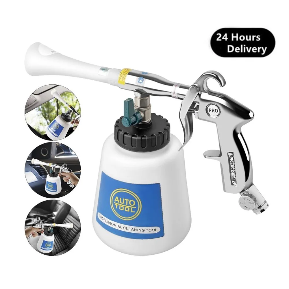 

1000ML Tornador Car Cleaning Gun Automobiles Water Gun High Pressure Car Washer Foam Gun Car Tornado Espuma Washing Tool New