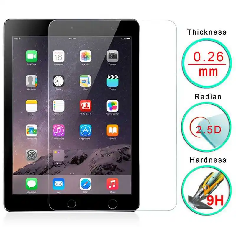 

Full Cover Tempered Glass For iPad Pro 12.9 2020 2018 2017 2015 Tablet Screen Protector