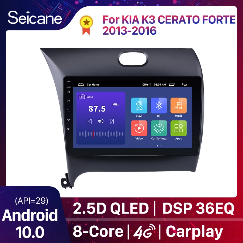 

Seicane 2 din Android 11 Car Multimedia Player For KIA K3 CERATO FORTE 2013 2014 2015 2016 GPS Support Wifi SWC Mirror Link