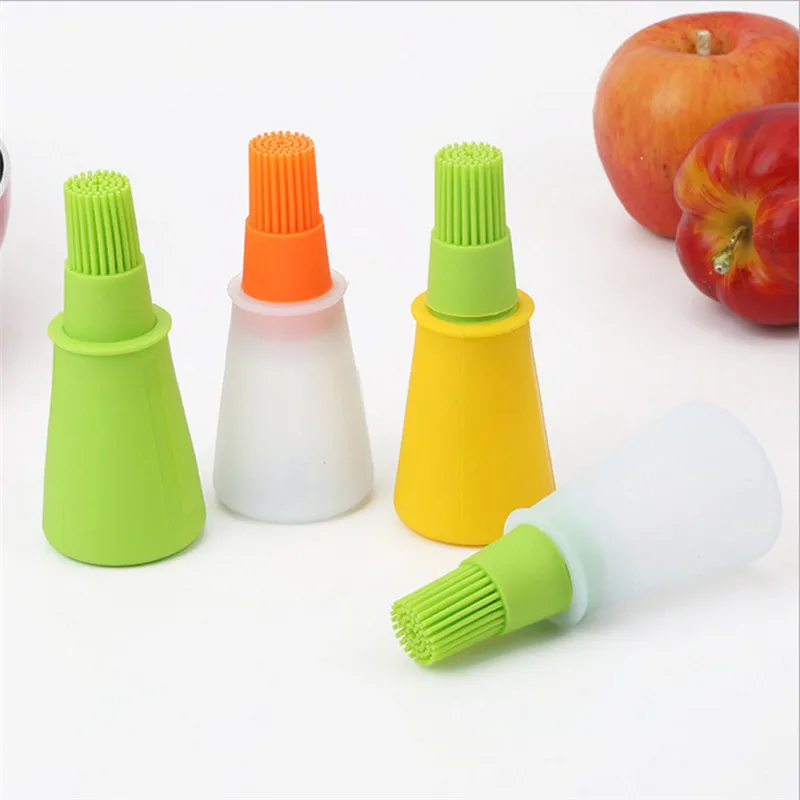 1 шт Силиконовая бутылка для масла с щеткой щетка закусок кухонный инструмент