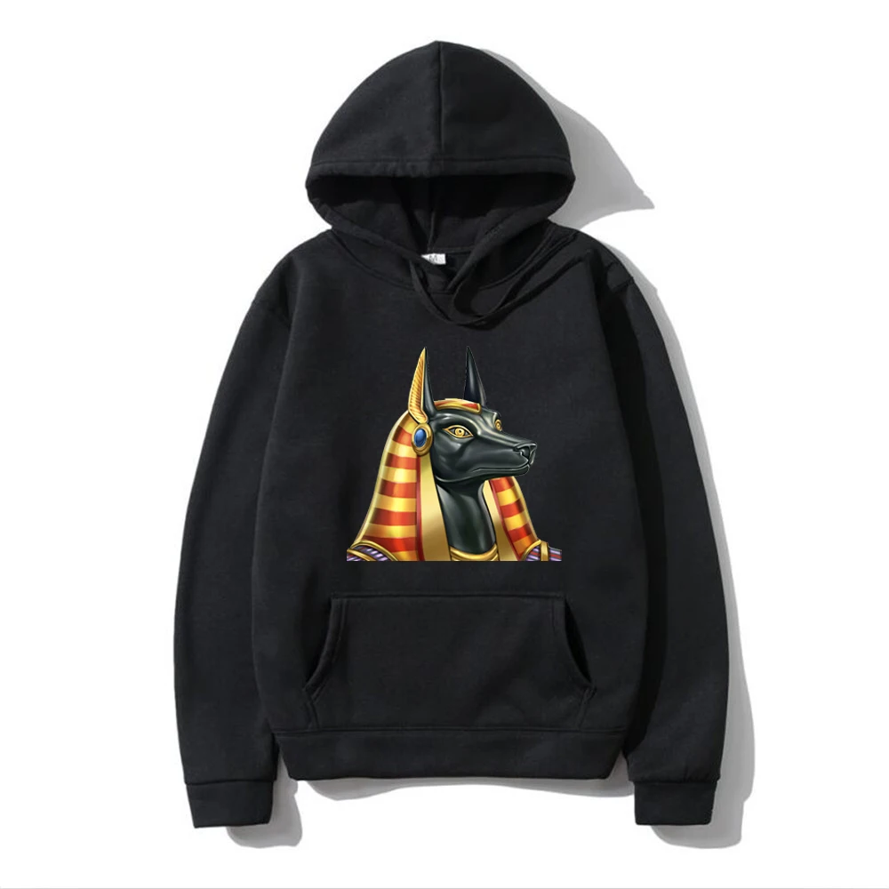 Egyptian legend anubis pull homme vetement homme sweater oversize capuche homme manga hoodies sweatshirts anime manga