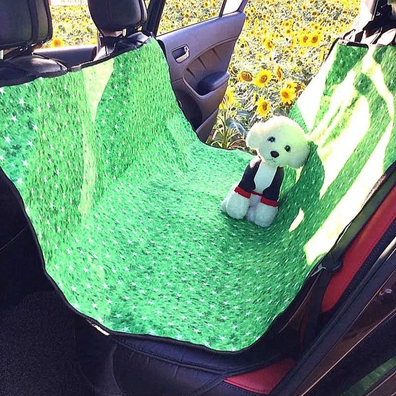 

Dogs Waterproof Rear Back Pet Dog Car Seat Cover Mats Hammock Protector with Safety Belt Transportin dogs cat Car accessories