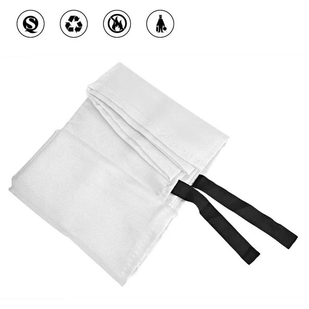 1.8x1.8 Fire Blanket Emergency Flame Retardent Shelter Safety Cover for Kitchen Fireplace | Безопасность и защита