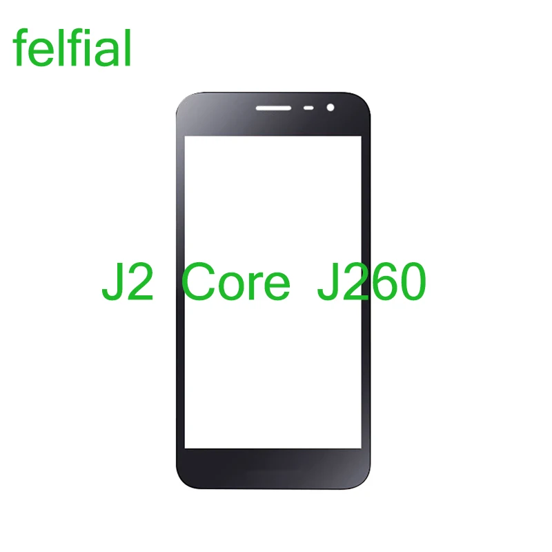 10 шт./лот для Samsung Galaxy J2 Core J260 J260F сенсорный экран передней панели стекло объектив