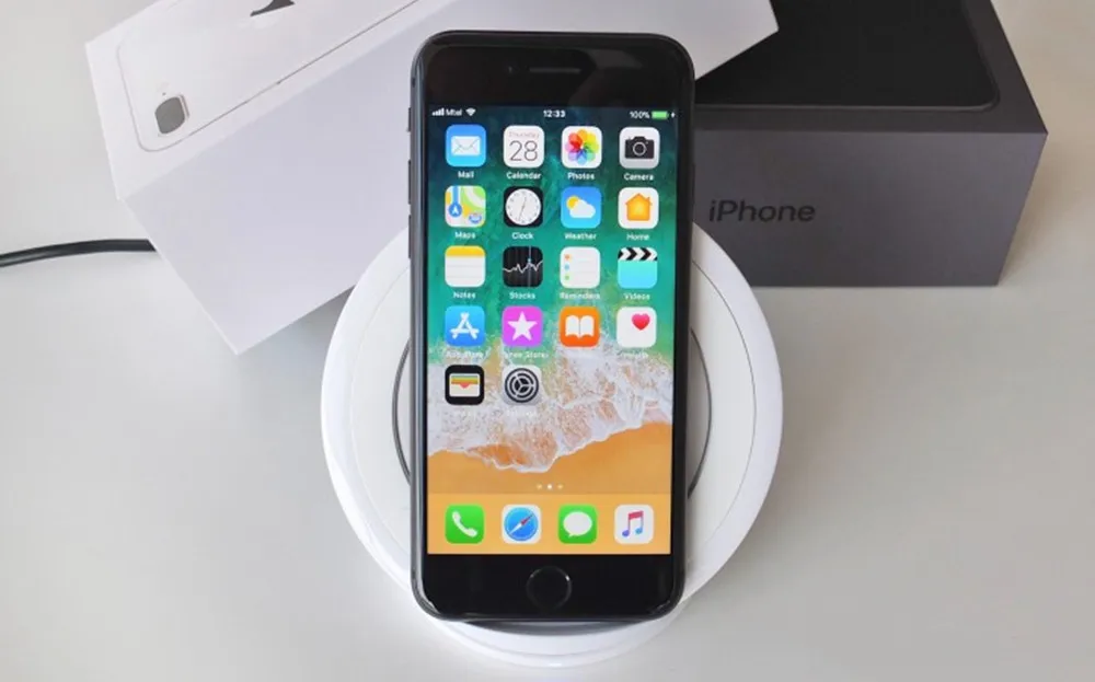Разблокированный Apple iPhone 8 LTE 4,7 дюймов гекса Core IOS Оперативная память 2 Гб Встроенная память 64/256 ГБ, отпечаток пальца, NFC для мобильного телефона
