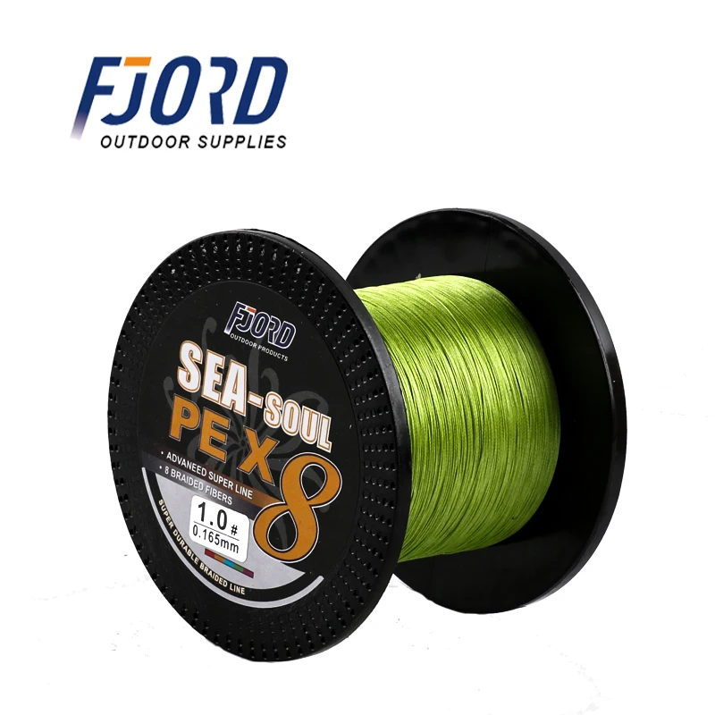 FJORD 300 м сверхпрочная 8-жильная рыболовная леска PE Braid 0 6 #-8 # для морской рыбалки