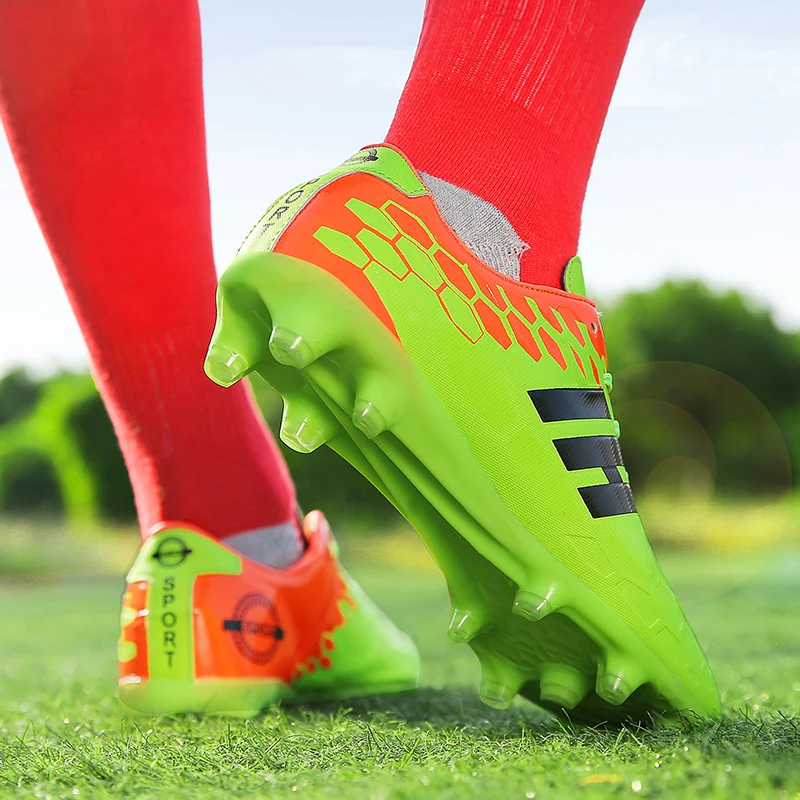 Оригинальные мужские футбольные бутсы тренировочные длинные шипы Детские Phantom