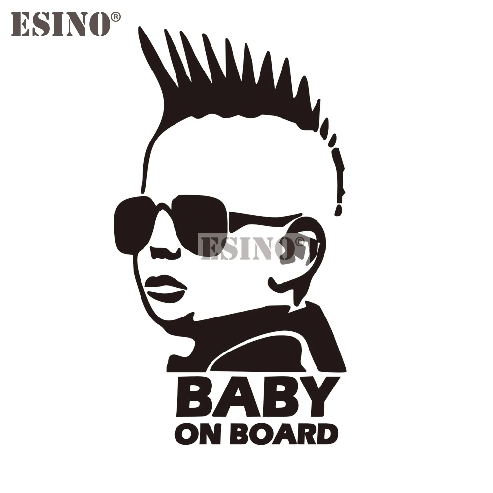 

Car Styling Funny Lovely Cute Boy Baby on Board PVC 3D Carving Auto Decal Cartoon Car Sticker Bumper Body Decal Creative Vinyl