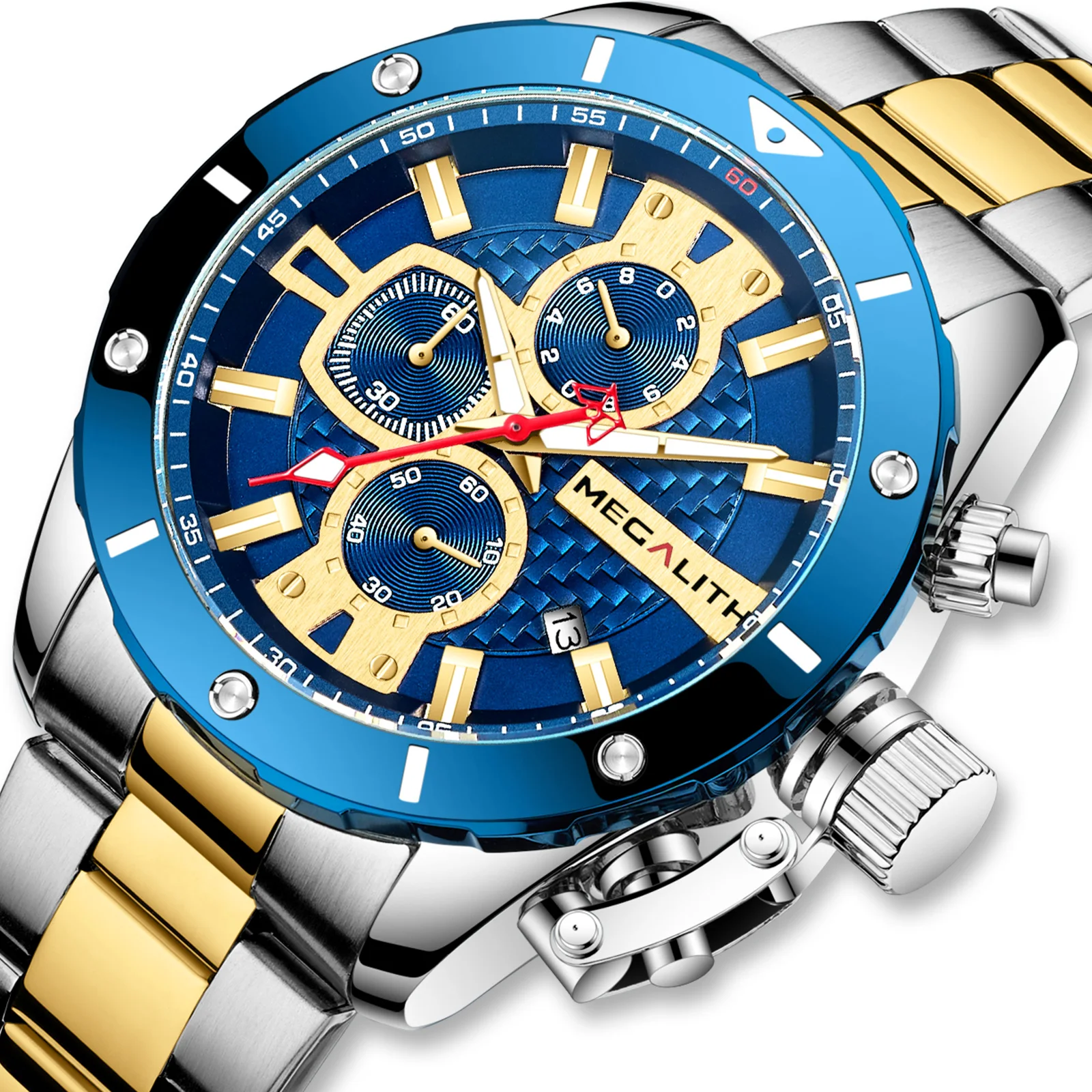 Фото Оптовая продажа цена мегалитическая аналоговые часы для мужчин новинка модное