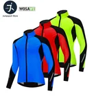 WOSAWE 2020 Новые велосипедные куртки для бега для мужчин и женщин зимние теплые ветрозащитные дышащие Светоотражающие флисовые ветровки