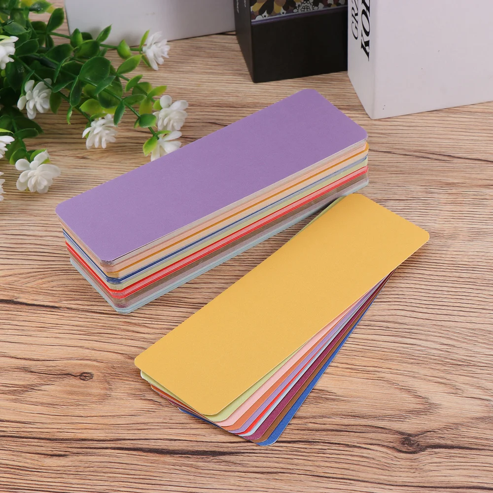 

100pcs Blank Kraft Retro Creative Hand-painted Antiquity Blank Color Random