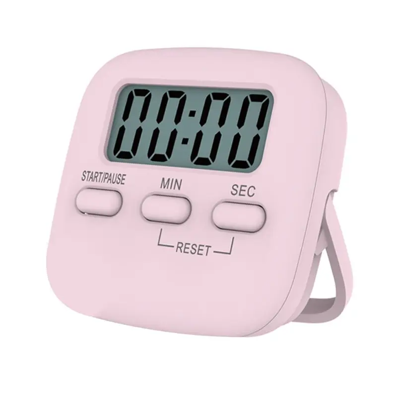 

Digital Kitchen Timer Magnetic Countdown Loud Alarm Interval Plastic Funny Multipurpose Household Item