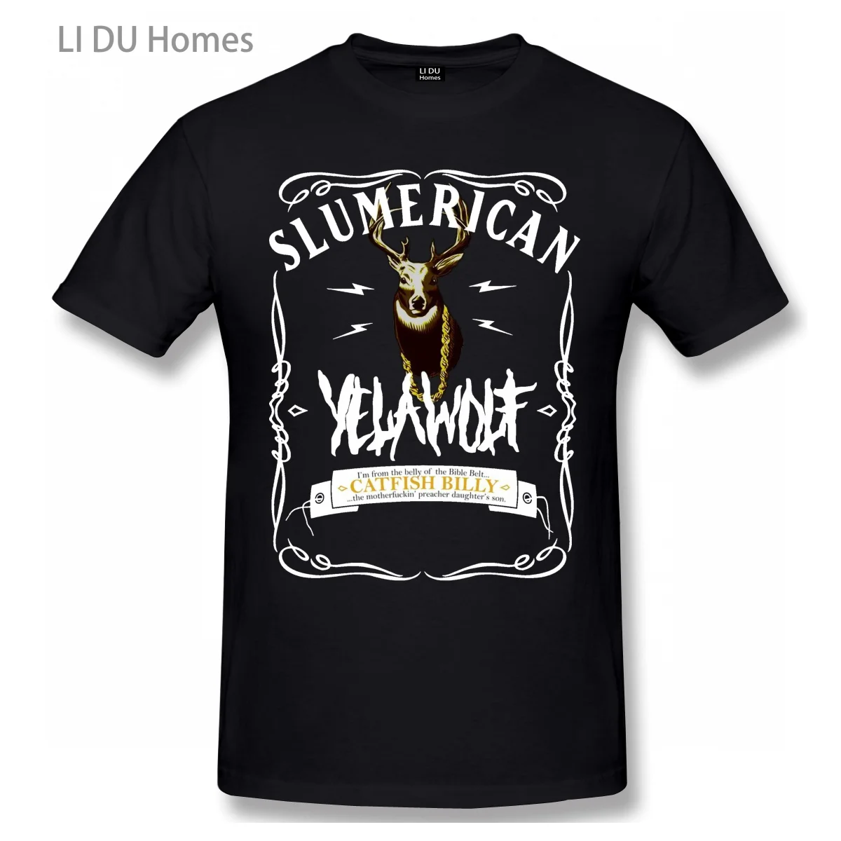 

Yelawolf Slumerican Album Cover T Shirt Men/WoMen High Quality Cotton Summer T-shirt Short Sleeve Tshirt Brands Tee Top Gift