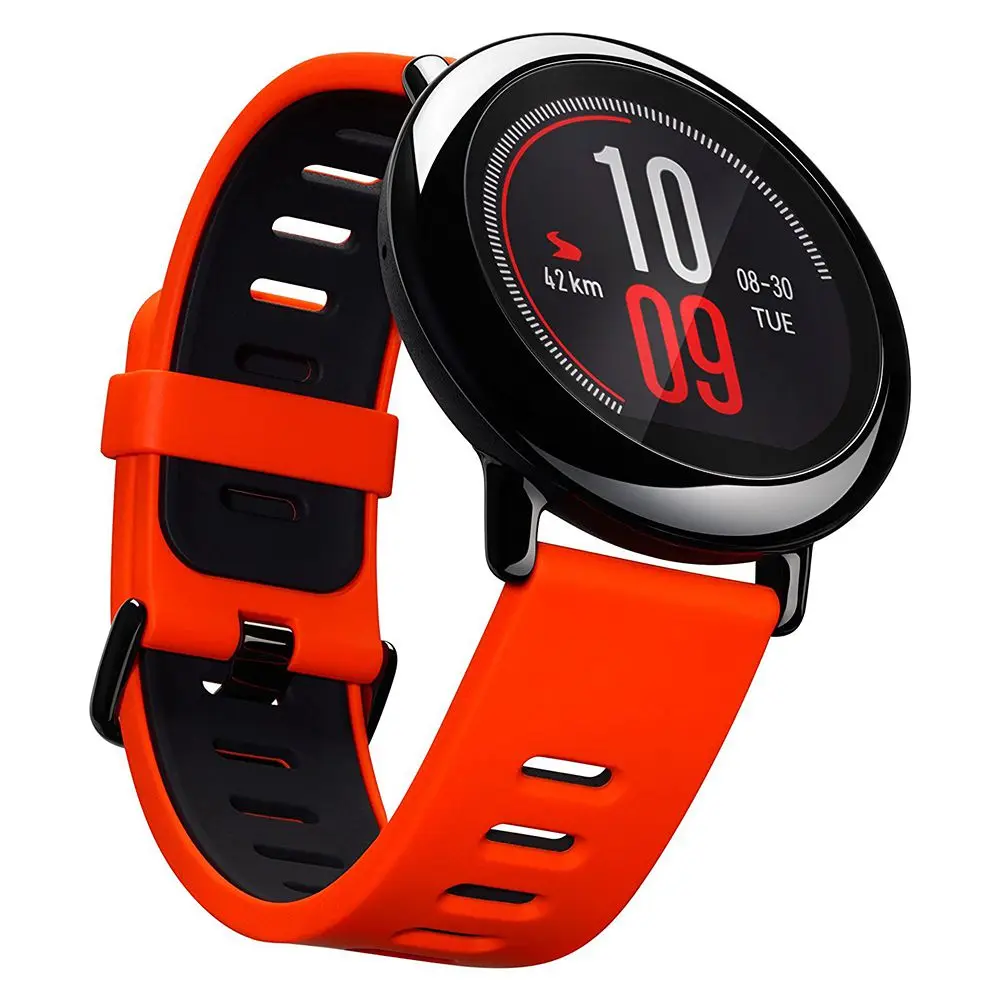 Красный Английская версия Huami Amazfit Pace Смарт часы gps умные часы предмет одежды устройства Смарт-часы 1,2 ГГц 512 Мб/4 ГБ для Xiaomi IOS - Цвет: Красный