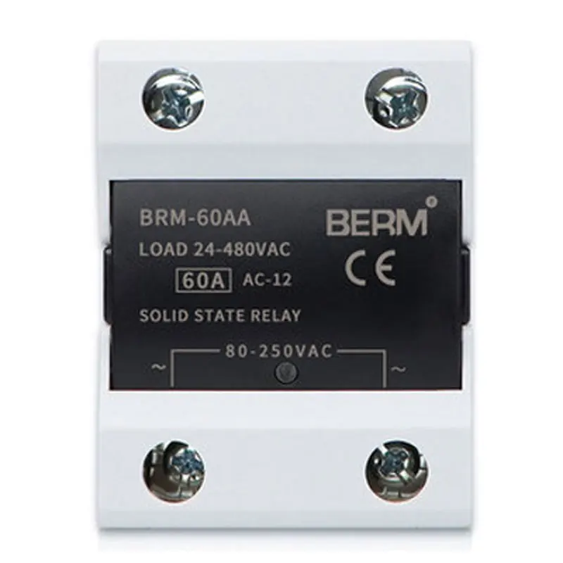Твердотельное реле SSR-10DD 25DD 40DD 60DD 80DD 3-32V DC TO 12-220V SSR Однофазное управление