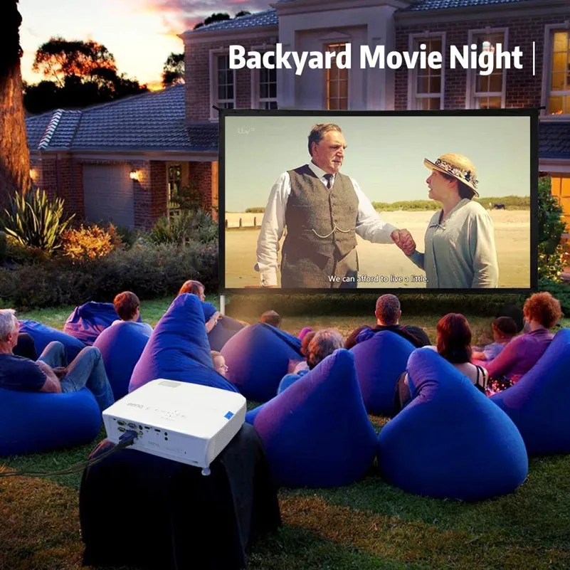 

P7SVF 4:3 Video Format Mobile Outdoor Indoor Folding Frame Projector Screen with Front Projection and Carrying Bag