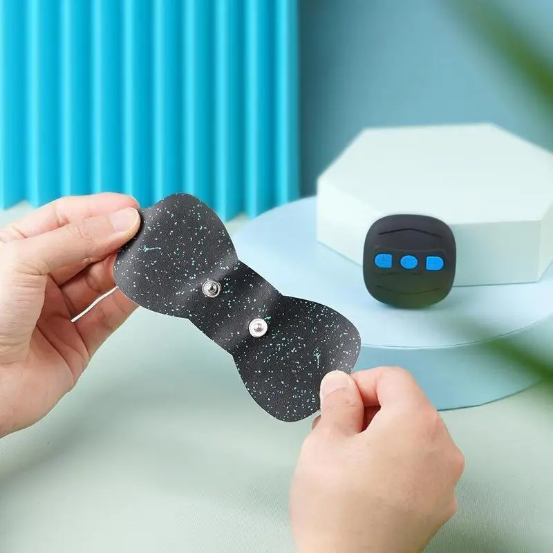 Mini Rechargeable Smart Portable Neck Massage Patch Cervical Shoulder Stick Physiotherapy Pulse Spine Joint N4F4 | Красота и здоровье
