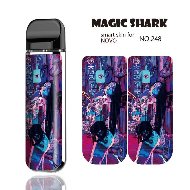  Mummy Dollar Money Flower Eagle Zera Bumpy PVC E Cigar Pod Vape Case Cover Sticker for Smok Novo | Мобильные телефоны и