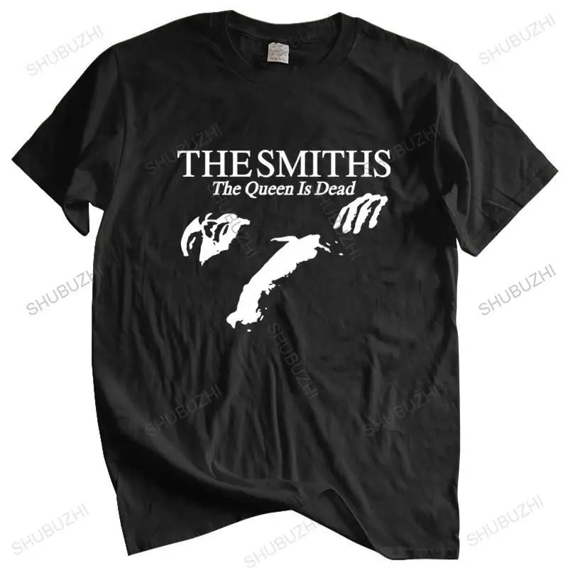 Летняя мужская футболка бренда teeshirt The Smiths &quotThe Queen Is Dead&quot-футболка 1980-е индие