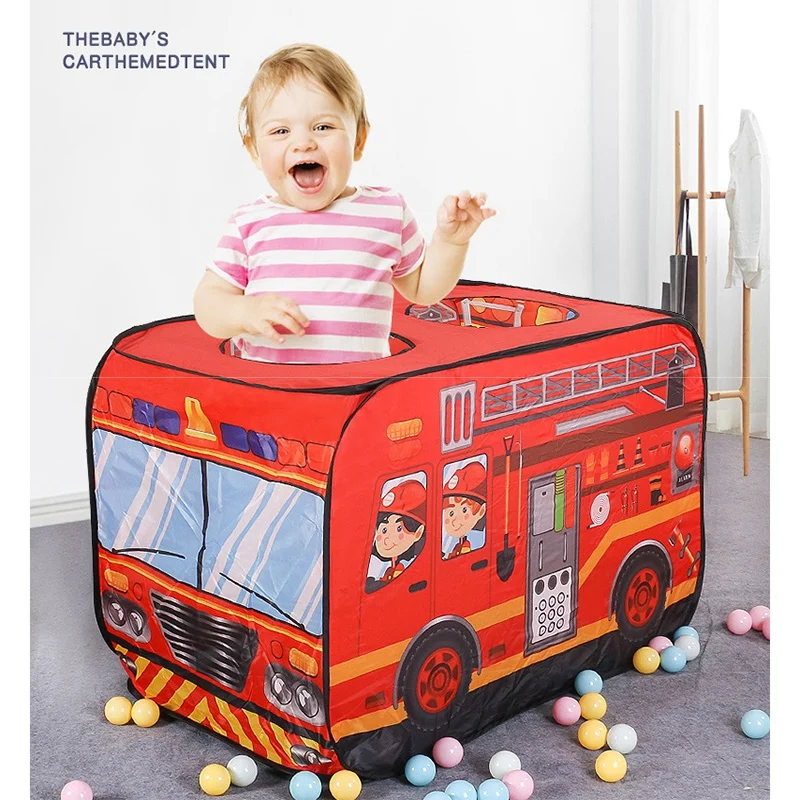 Детская палатка детская игровая игрушка Складной Игровой домик ткань пожарная