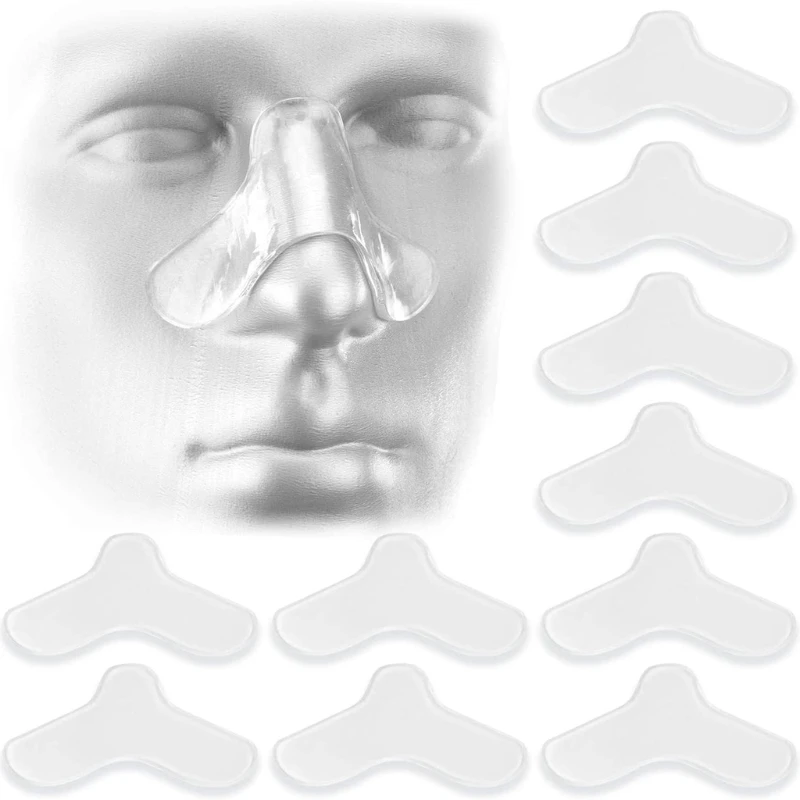 M2Ee 5 Pcs Nasen Gel Pad Cpap Nase Kissen Schlafapnoe Maske Komfort Pad Cpap Zubehör Vermeiden Rötung & Druck Marks
