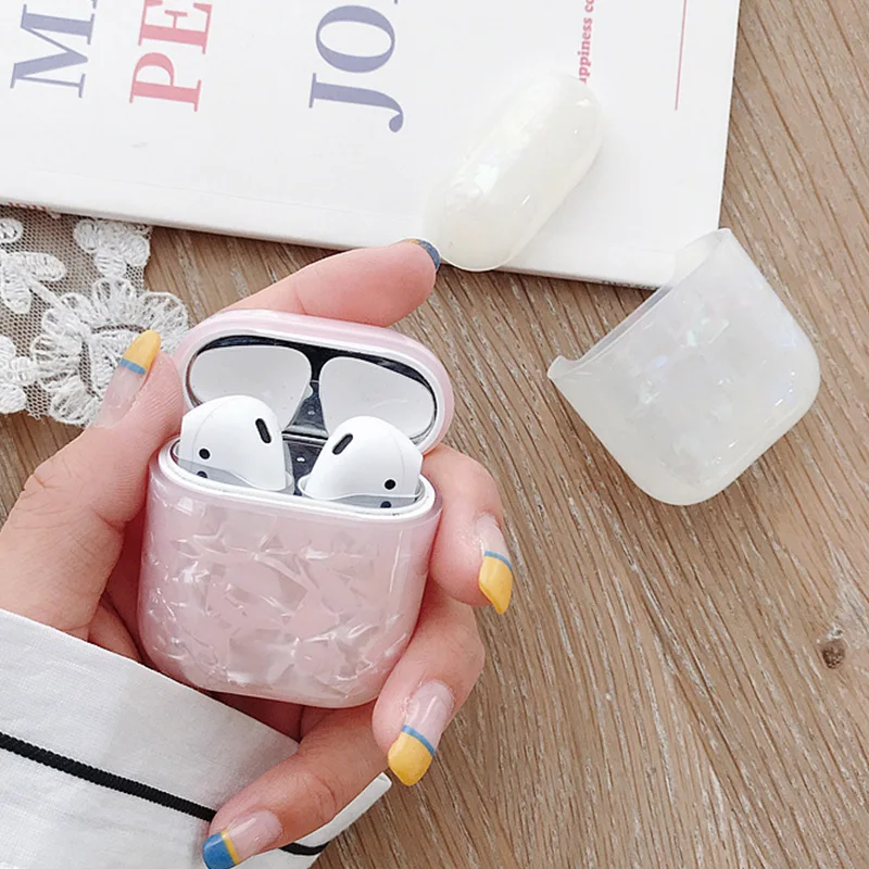 Новинка Лидер продаж чехлы для наушников Apple Airpods силиконовый пластиковый корпус