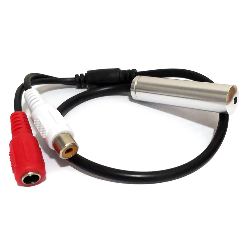 Широкополосный Высокочувствительный Металлический мини-микрофон для