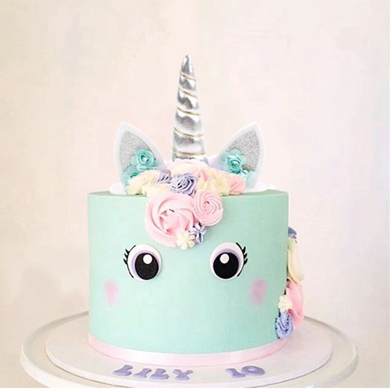 

Taoup Unicorn Party Supplies Cake Topper Unicorn Birthday Party Decor Baby Shower Girls Boys Unicorn Decor Unicornio Babyshower