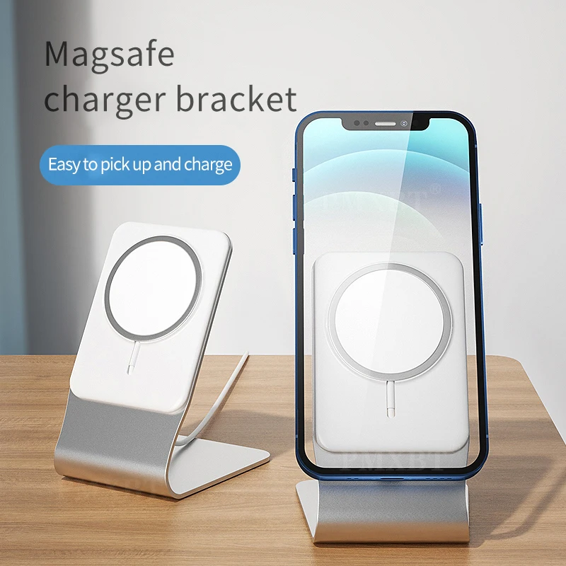 magnetic wireless macsafe charger holder for iphone 12 mini pro max magsaing charging phone movie stand desk cradle bracket free global shipping
