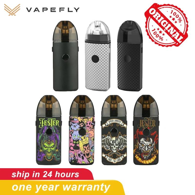 Оригинальный Vapefly Jester Rebuildable Dripping Pod system vape Kit 2 мл 1000 мАч DIY электронные