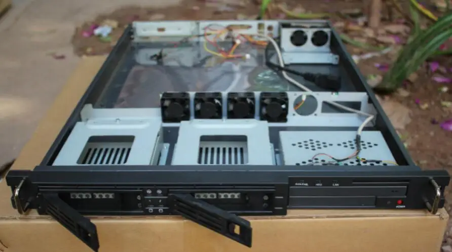 Новый встроенный корпус 1U IPC rackmount чехол с глубиной 630 мм для Micro ATX/ATX 17*17 см