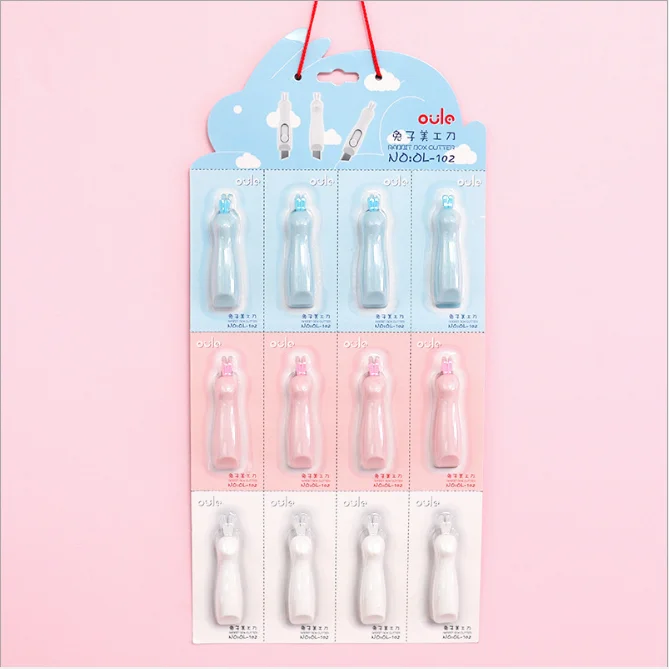 2 pcs Pen knife Paper cutter Utility Cleaver cartoon Metal Box Pocket Craft Knife cute girl school supplies | Канцтовары для офиса