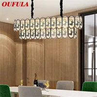 oufula pendant light postmodern creative crystal lamp luxury decorative for home dining living room