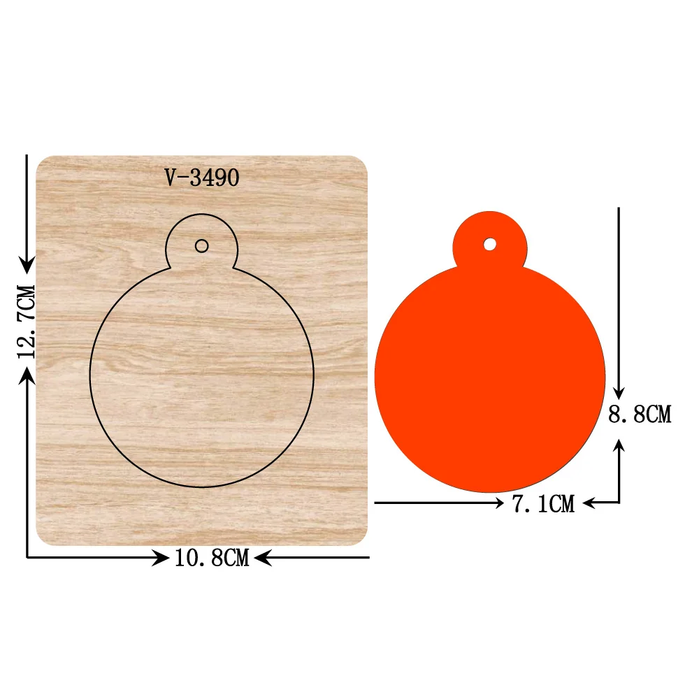 

New wooden dies cutting dies for scrapbooking Multiple sizes V-3490