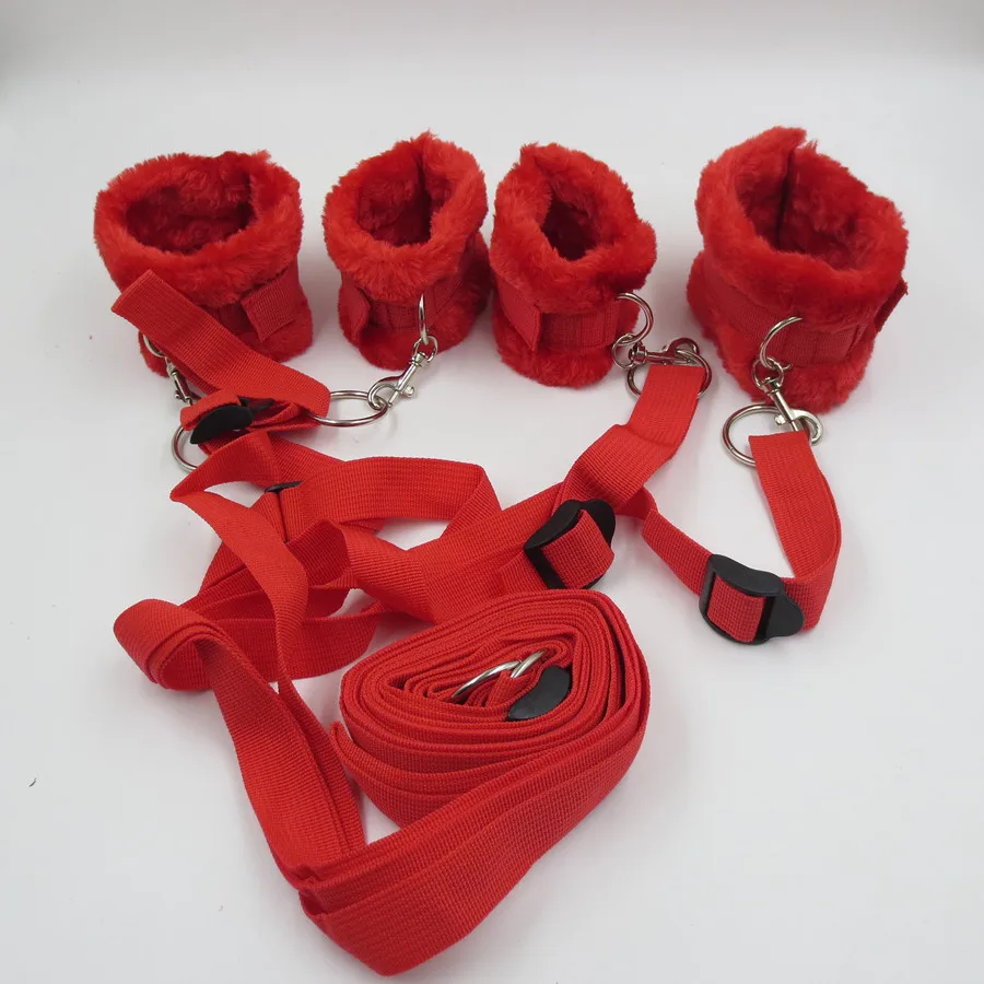 Пушистые наручники манжеты на лодыжку БДСМ бондаж для кровати ремни Ремни Фетиш