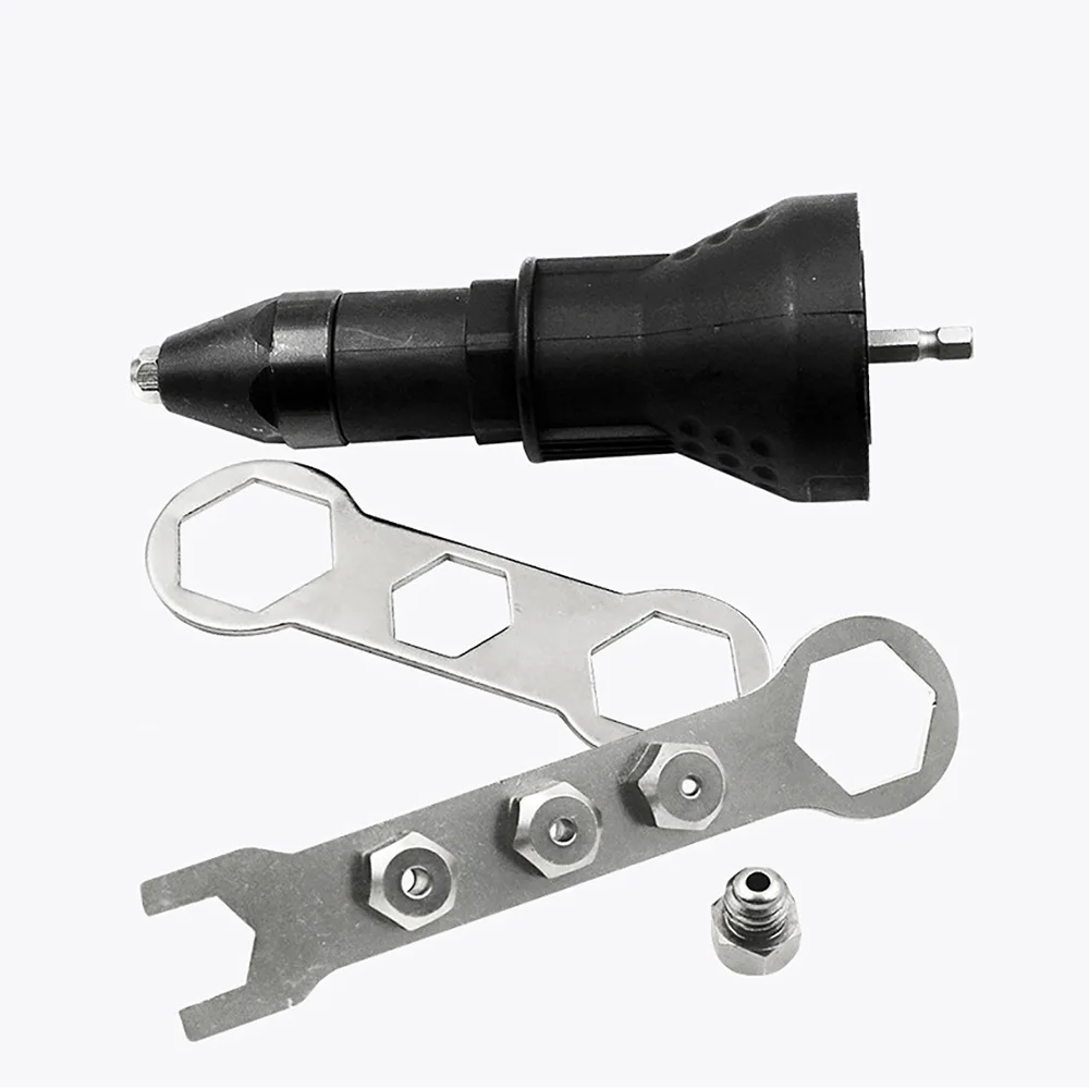 electric pull drill riveter conversion adapter rivet nozzle nut guns riveting drill adaptor nut tool multifunction nail gun tool free global shipping