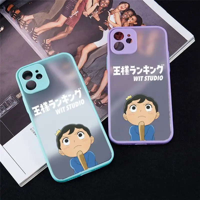 

Ranking of Kings Phone Case For iPhone 13 12 11 Mini Pro XR XS Max 7 8 Plus X Matte transparent Back Cover