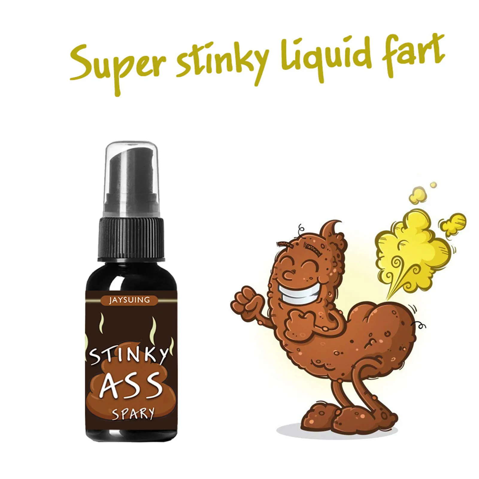 Potent Ass Fart Spray Poop Stuff Assfart Smelling Liquid Extra Strong Stink Hilarious Gag Prank Gifts For Adult Kid | Игрушки и хобби