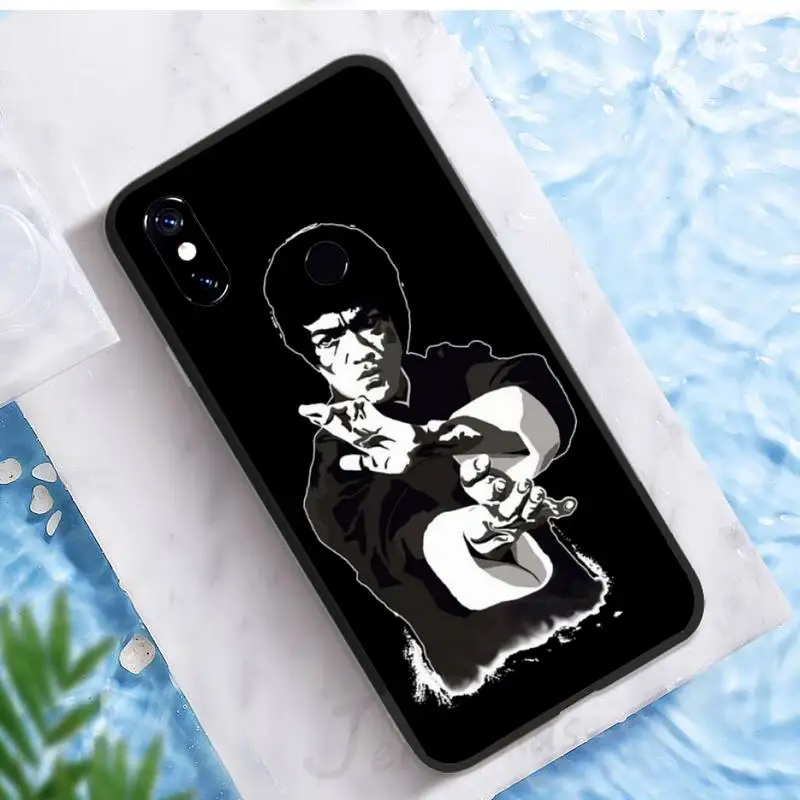 

Bruce Lee Phone Case For Xiaomi Redmi note 7 8 9 pro 8T 9A 9S Mi Note 10 Lite pro