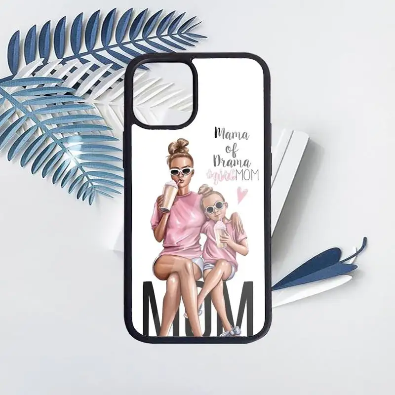 

mama Phone Case for iPhone 11 12 pro XS MAX 8 7 6 6S Plus X 5S SE 2020 XR Hard PC