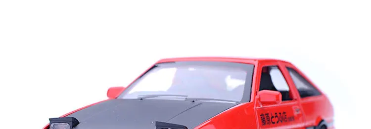 Модель автомобиля Zhenwei TRUENO AE 86 из сплава, литая под давлением, игрушка со звуком для детей, светильник, подарки, открытая дверь, игрушечная коробка