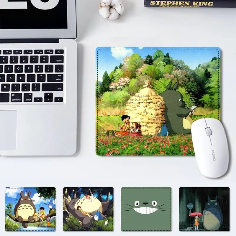 

Sale Neighbour Totoro Anime office Mat Small Pads Family Laptop Gamer Rubber Mouse Mat MousePad Desk Gaming Mousepad Cup Mat