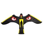 1 шт. Mayitr черный отпугиватель птиц летающий воздушный змей в форме ястреба летающих птиц приманка в виде голубя Сова Птица выполнения Ласточка вредителей Управление Отпугиватель москитов средство