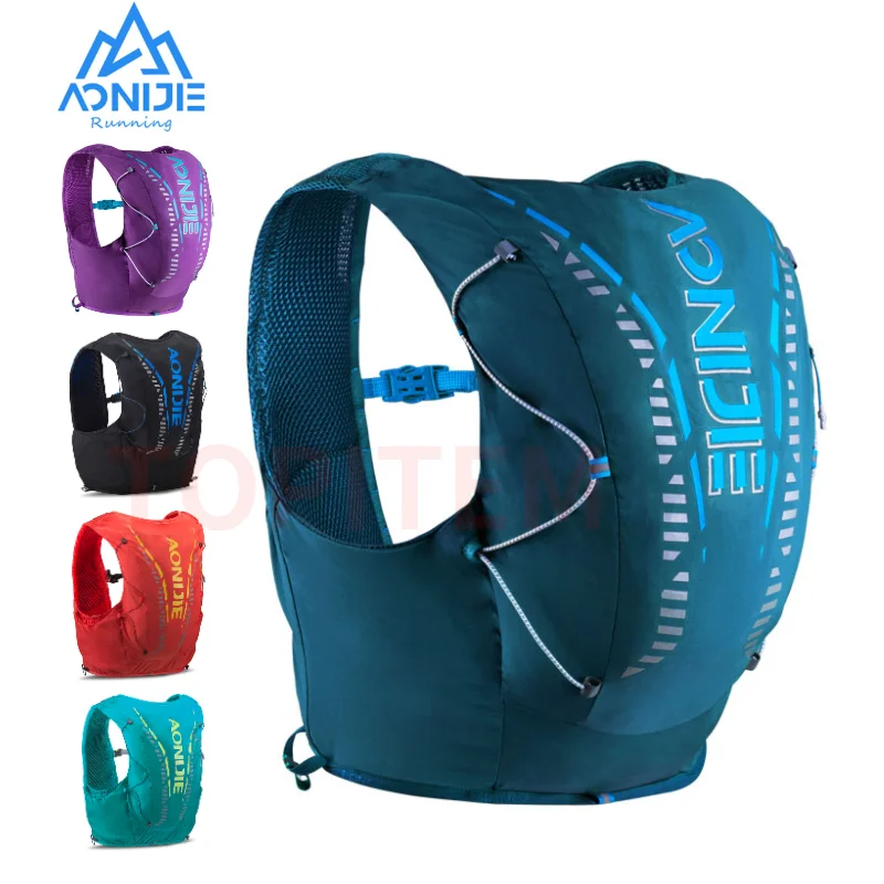 AONIJIE New C962S Update 12L Sports Off Road Backpack Running Hydration Bag Vest Soft for Hiking Trail Cycling Marathon Race