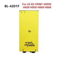 new 2800mah bl 42d1f replacement battery for lg g5 vs987 us992 h820 h830 h840 h850 h860 h868 ls992 f700 bl42d1f batteries