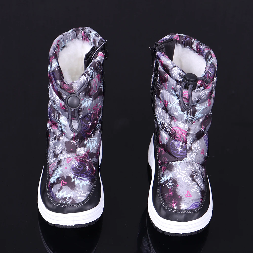 

2021 winter new children's snow boots fashion soft non-slip Martin boots girls shoes sports running shoes casual shoes