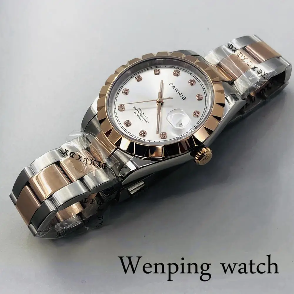 Мужские автоматические часы с сапфировым стеклом 39 мм | Наручные