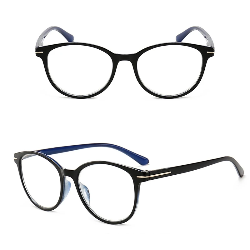 

Fashion Reading Glasses Anti-fatigue Round Frame Hyperopia Eyeglasses For The Elderly Diopter +1.0 +1.5 +2.0 +2.5 +3.0 +3.5